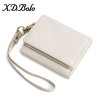 New Wallet Women's Short Multi functional Head Layer Cowhide Coin Bag Zero Wallet Keychain 