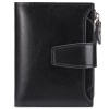 Genuine leather wallet women's short multi-functional zipper women's wallet large capacity card clip zero wallet 