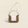 Women's small bag, mobile phone bag, hand-held crossbody bag, women's contrasting color niche design, women's bag, simple commuting shoulder bag 