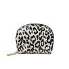 Minimalist Fashion Card Bag Women's Multi slot Card Clip Women's Leopard Pattern Wallet 