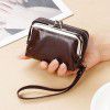 Change Card Bag Women's Buckle Zero Wallet 4-inch Zipper Clip Bag Handheld Bag 