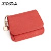 Short Women's Small Money Bag r Women's Card Bag Cowhide Korean Cute Zipper Mini Zero Wallet 