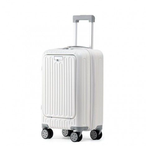 Front Open Gaiden Case Customs Lock Universal Wheel USB Charging Interface Portable Male and Female Trolley Cases 