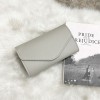 Short Card Bag Women's Tassel Simplified Three fold Card Bag Women's Card Bag 