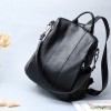 Women's luggage, leather goods, solid color backpack, genuine leather stitching, women's backpack 