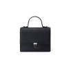 Retro minimalist doctor's bag with niche design, crossbody bag with high-end feel, large capacity leather shoulder bag 