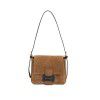 Postman bag, versatile autumn and winter cowhide small square bag, fashionable and retro high-end single shoulder crossbody bag 