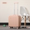 New small suitcase for women, 18 inch lightweight and silent universal wheel trolley box, small and fresh boarding and travel password box 