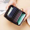 Change Card Bag Women's Buckle Zero Wallet 4-inch Zipper Clip Bag Handheld Bag 