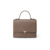 Retro minimalist doctor's bag with niche design, crossbody bag with high-end feel, large capacity leather shoulder bag 