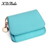 Short Women's Small Money Bag r Women's Card Bag Cowhide Korean Cute Zipper Mini Zero Wallet 