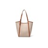 Autumn and Winter New Women's Bag Genuine Leather Tote Bag Women's Versatile Vegetable Basket Water Bucket Bag Handheld One Shoulder Underarm Bag 