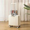 Rechargeable 18 inch luggage box, compact and lightweight travel box, universal wheel trolley box 