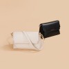 Crossbody bag, genuine leather women's bag, high-end and exquisite mobile phone bag, niche design bag, small square bag 