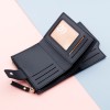 Women's wallet short with zipper, multi slot wallet, 30% discount, women's fashionable change wallet 