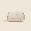 Crossbody bag, genuine leather women's bag, high-end and exquisite mobile phone bag, niche design bag, small square bag 