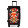 24 inch suitcase with Chinese style and 20 inch suitcase with cartoon pattern printing and password travel box 