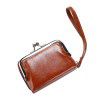 Change Card Bag Women's Buckle Zero Wallet 4-inch Zipper Clip Bag Handheld Bag 