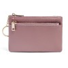 Small Money Bag, Zero Wallet, Mini Coin Bag, Card Bag, One piece Money Clip, Women's New Zipper Small Leather Clip 