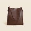 Tote bag, genuine leather one shoulder women's bag, bags bag, large capacity, high-end feeling, niche commuting bag, underarm bag 
