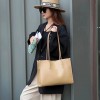 Genuine leather tote bag, new niche cowhide soft leather bucket bag, commuting bag, shoulder bag, women's large capacity, versatile 