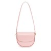 Retro saddle bag with a high-end feel, classic and fashionable small round bag that can be worn on one shoulder or crossbody, with a versatile texture. New 2023 women's bag 