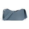 Fashionable leather bag, cowhide women's bag, high-end single shoulder crossbody bag, versatile commuting pillow bag 