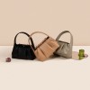 French pleated cloud bag versatile and fashionable handbag leather women's bag crossbody bag 