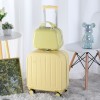 New small suitcase for women, 18 inch lightweight and silent universal wheel trolley box, small and fresh boarding and travel password box 