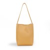 Wide shoulder strap tote bag for women, cowhide bag for women, versatile bucket bag for women, bags for underarm bag, niche single shoulder bag 