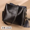 Head layer cowhide women's bag, spring new genuine leather shoulder bag, fashionable and simple crossbody bag, multi-layer 