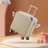 Rechargeable 18 inch luggage box, compact and lightweight travel box, universal wheel trolley box 