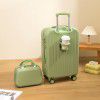 Luggage with cup holder, student female high appearance, 24 inch small fresh suitcase, male small lightweight 20 inch travel suitcase 