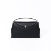 Top layer cowhide flap bag, niche, high-end feeling, one shoulder crossbody bag, versatile for commuting, T-lock buckle, large capacity handbag 
