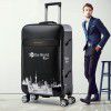 Luggage, men's trolley, universal wheel, password, travel box, student leather box, 24 inches, 28 inches 
