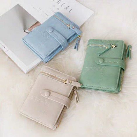 Women's Wallet Zero Wallet Folding Multi functional Handheld Bag Zipper Bag 