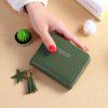 Wallet Minimalist Square Women's Wallet Short Zipper Small Money Clip Tassel Mini Zero Wallet 