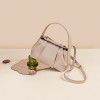 French pleated cloud bag versatile and fashionable handbag leather women's bag crossbody bag 