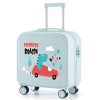 New Cute Cartoon Luggage 18 inch with Cup Holder Boarding Trolley Box Student Travel Password Box 