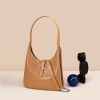 Soft leather glossy leather high-end Tote underarm bag 2023 spring new fashionable magnetic buckle chain crossbody bag 