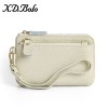 Women's Wallet Fashion Zipper Coin Handheld Small Bag Cowhide Zero Wallet Keychain 