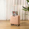 Rechargeable 18 inch luggage box, compact and lightweight travel box, universal wheel trolley box 