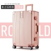 24 inch aluminum frame trolley box, universal wheel travel box, women's luggage, retro 20 inch student password box, wholesale luggage 