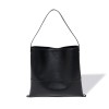 Large capacity shoulder bag, Korean minimalist cowhide shopping bag, fashionable color blocking leather tote bag 