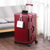 Luggage box with 30 large capacity universal wheels, red password box, thickened 28 inch pole box, female 