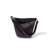 Autumn and winter bucket bag with niche design, leather shoulder bag with large capacity, versatile for commuting, crossbody bag 