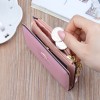 Small Wallet Women's Short Wallet Women's Student Fashion Soft Leather Tassel Zipper Change Card Bag 