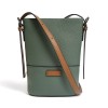 Crossbody bag for women, summer bucket bag, high-end Korean version, niche girl shoulder bag, phone bag, genuine leather 