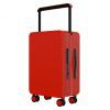 Macaron color high aesthetic luggage, universal wheels, silent wide pull rod box, 24 inch TSA password box, large travel box 