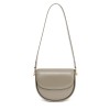 Retro saddle bag with a high-end feel, classic and fashionable small round bag that can be worn on one shoulder or crossbody, with a versatile texture. New 2023 women's bag 